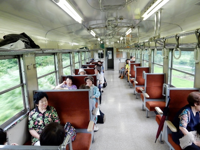 2015/7/18　只見線に乗って　からむし織の里フェアに行こう